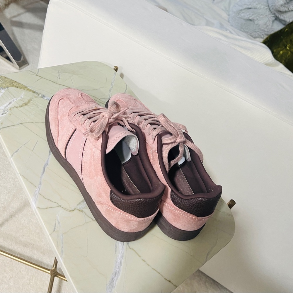 Like NEW Zara Pink and Brown Women's Sneakers